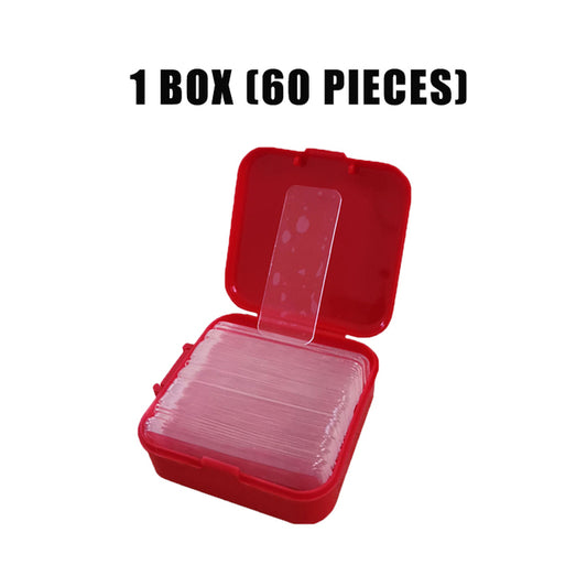60Pcs/Box Double Sided Stickers Tape Transparent Non-marking Strong Adhesion Tapes Easy To Cut High-adhesive Double Faced Tapes