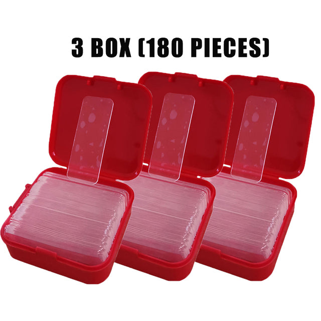 60Pcs/Box Double Sided Stickers Tape Transparent Non-marking Strong Adhesion Tapes Easy To Cut High-adhesive Double Faced Tapes