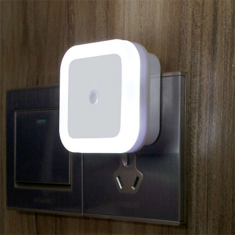 Sensor Night Light Saving LED Sensor Night Lamp Smart Dusk to Dawn Sensor Lamps Nightlight for Bedrooms Toilets Stairs Corridors